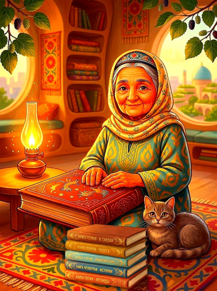 Момо Гульбахор со сундуком историй